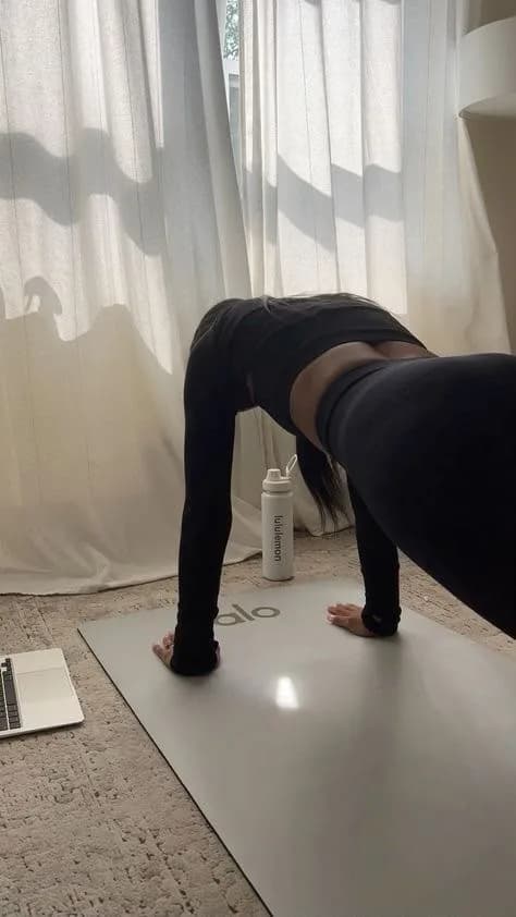 Allenamento a casa su tappetino